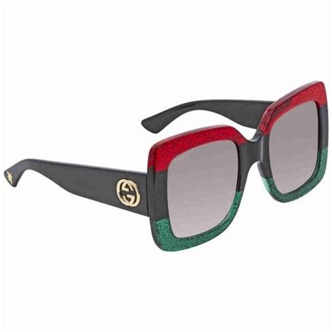 55mm gradient sunglasses gucci